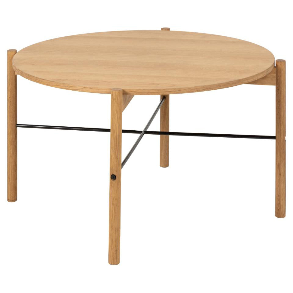 Leka Luscious Oak Coffee Table Round 80cm