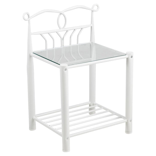 Line Bedside Or Occasional Table With Storage Space LAST FEW 50x37x66cm