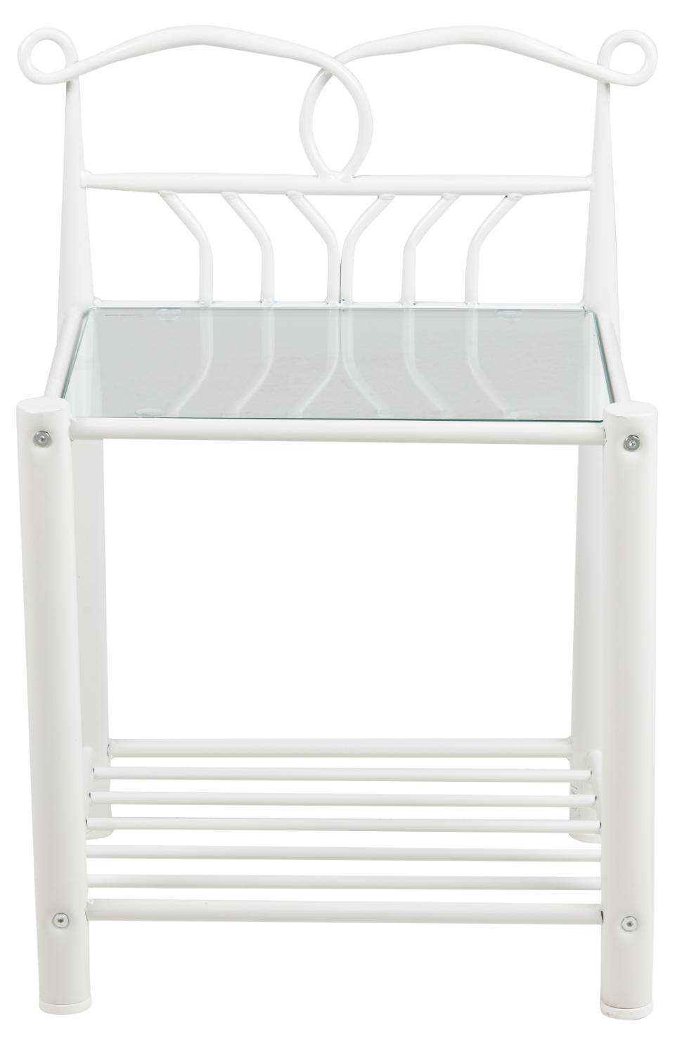 Line Bedside Or Occasional Table With Storage Space LAST FEW 50x37x66cm