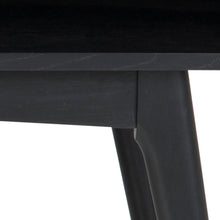 Load image into Gallery viewer, Marte Black Oak Coffee Table With Compartment Shelf 130x70cm
