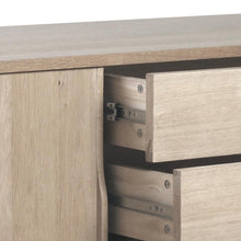 Load image into Gallery viewer, Marte White Oil Sideboard High Class Large Solid Oak Cabinet 2 Doors, 4 Drawers 180x44x84cm
