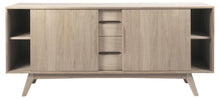 Load image into Gallery viewer, Marte White Oil Sideboard High Class Large Solid Oak Cabinet 2 Doors, 4 Drawers 180x44x84cm
