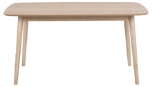 Load image into Gallery viewer, Negano Chene Beautiful White Oak Rectangle Dining Table 4/6 Seats 150x80cm
