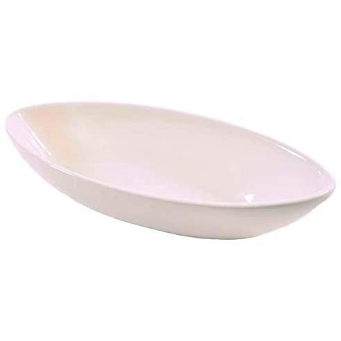 Ellipse Oval Ceramic Display Bowl With Felt Protectors Underneath - Quality Home Interior Gifts