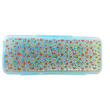 Load image into Gallery viewer, Bright Hard Shell Plastic Pencil Case with a Choice of 3 Prints and 4 Bright Colours - Pink, Blue, Orange, or Yellow
