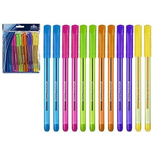 12 Pack of Glossy Colour Gel Pens - Perfect for Art and Crafts