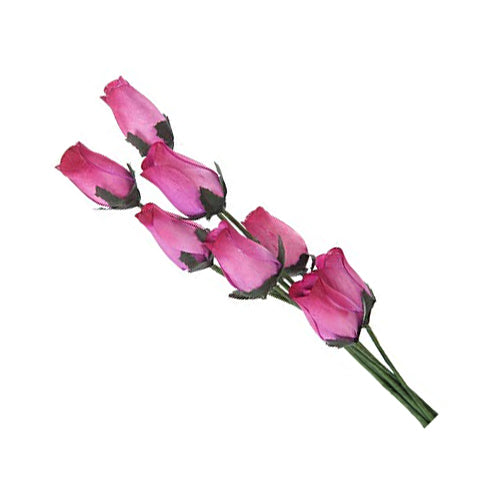 100 Wooden Roses In Many Colours - 100 Single Rose Stems For Creating Bouquets or Displays In Craft Projects and More