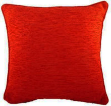 Load image into Gallery viewer, Luxury Thick Chenille Savannah Cushion 22&quot; Piped Edge Square Cushion Cover and Polyester Inner made by Evans Lichfield
