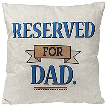 Reserved For Dad Cushion With Firm Inner Pad Ideal Home Gift Cushions