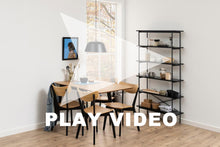 Load and play video in Gallery viewer, Roxby Square Space Saving Dining Table Oak Veneer 80/120x80x76 cm 2/6 Seats

