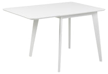 Load image into Gallery viewer, Roxby Square Space Saving Dining Table White 80/120x80x76 cm 2/6 Seats
