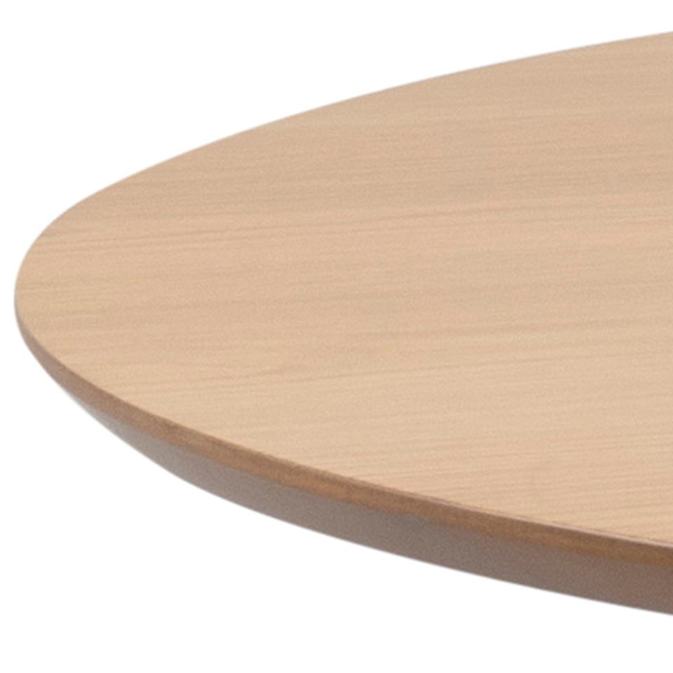 Roxby Round Oak Lacquered Dining Table 105cm Designer Furniture Range