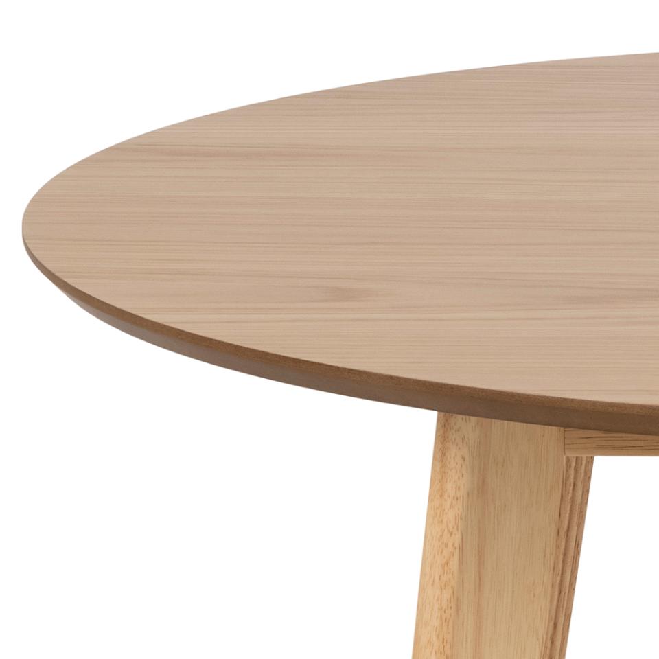 Roxby Round Oak Stained Dining Table 105cm Designer Furniture Range
