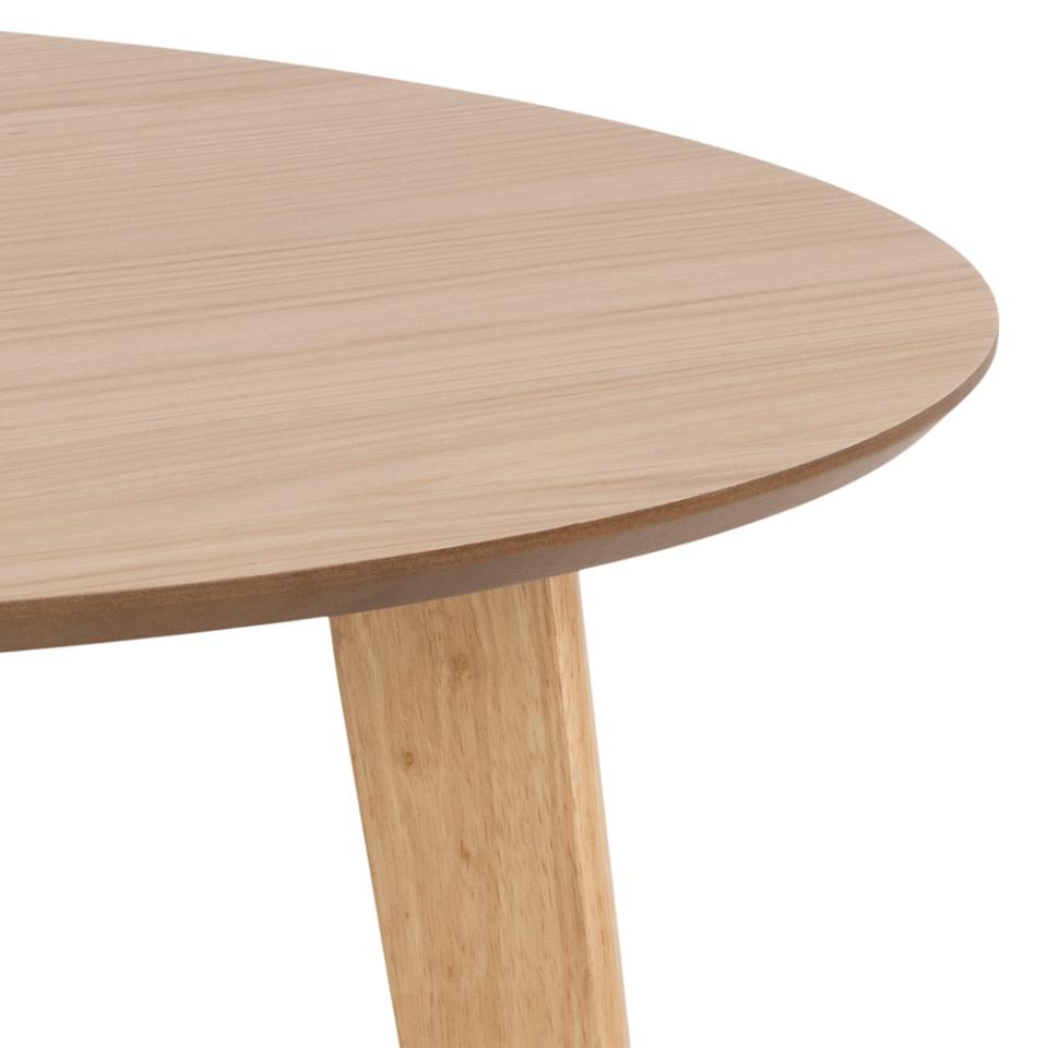 Roxby Round Oak Stained Dining Table 105cm Designer Furniture Range