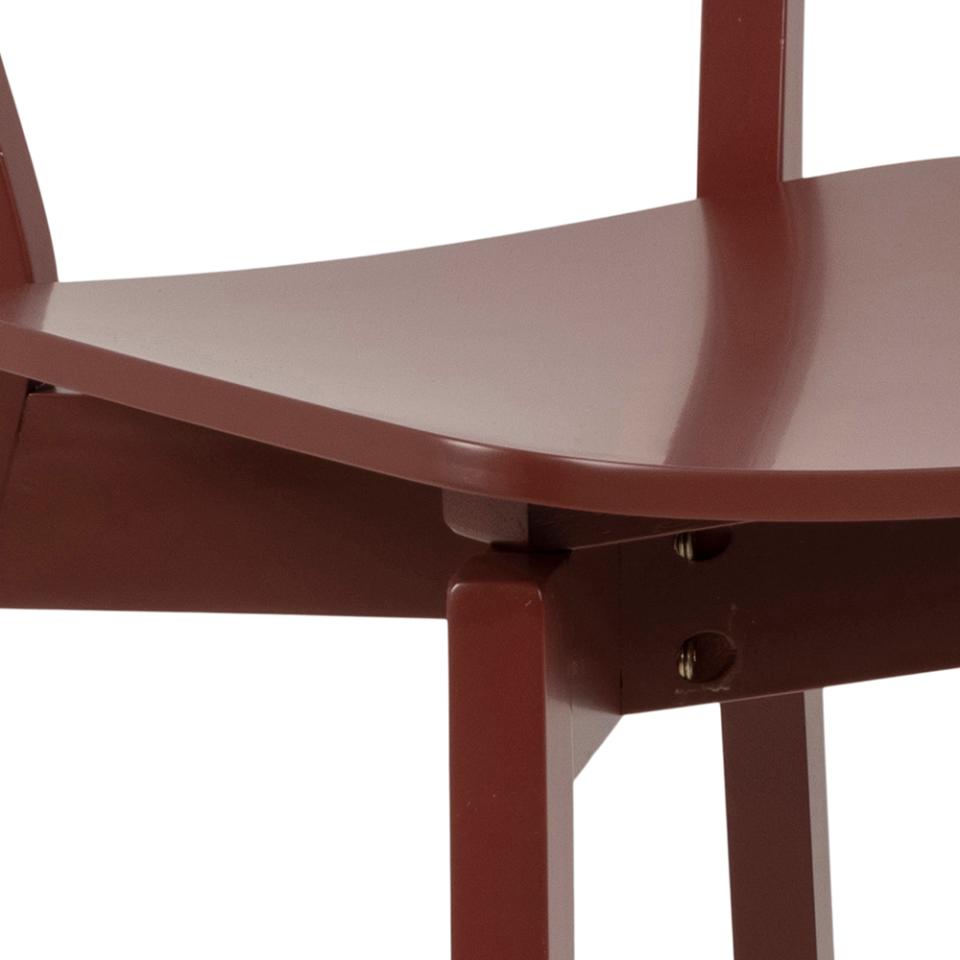 Roxby Curved Wood Dining Chair, Set Of 2, Terracotta Design In Stock Now
