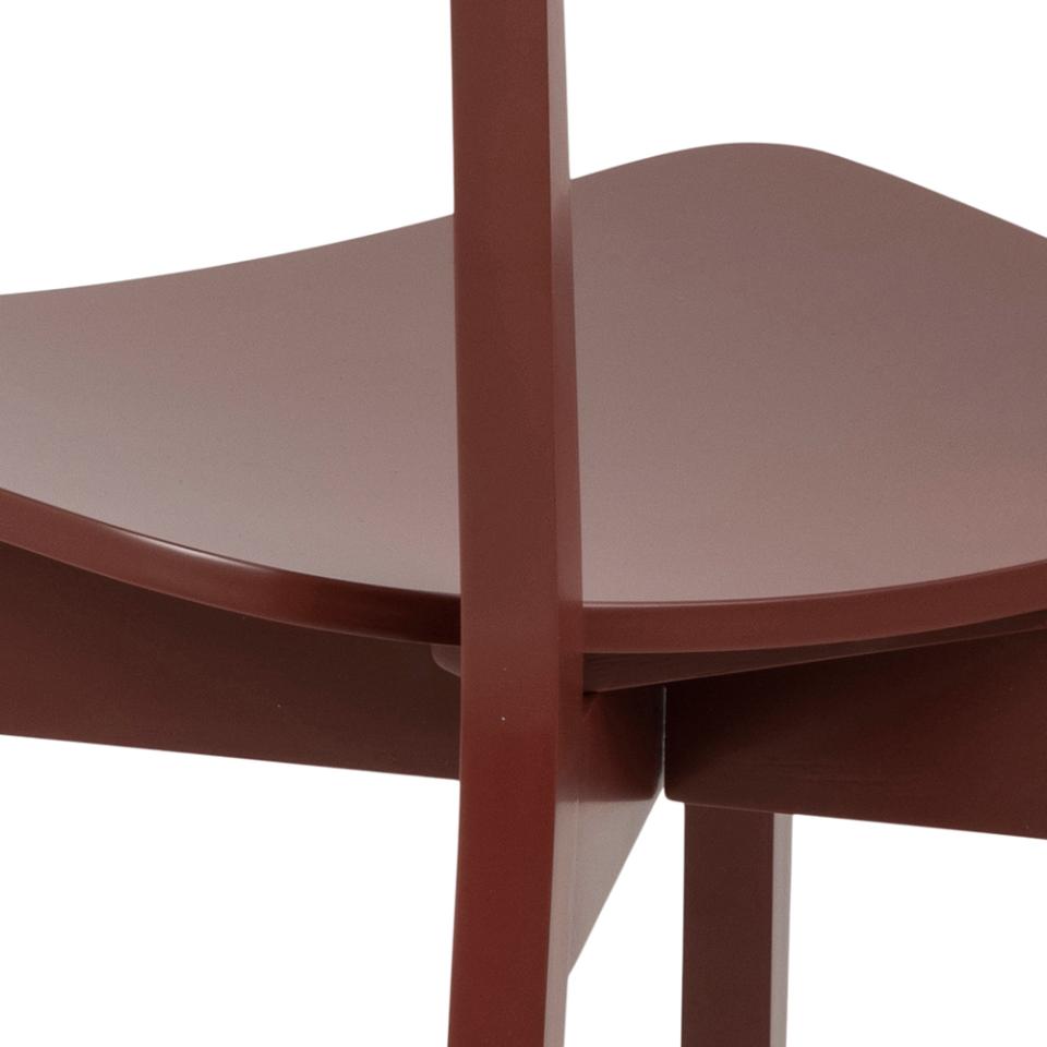 Roxby Curved Wood Dining Chair, Set Of 2, Terracotta Design In Stock Now