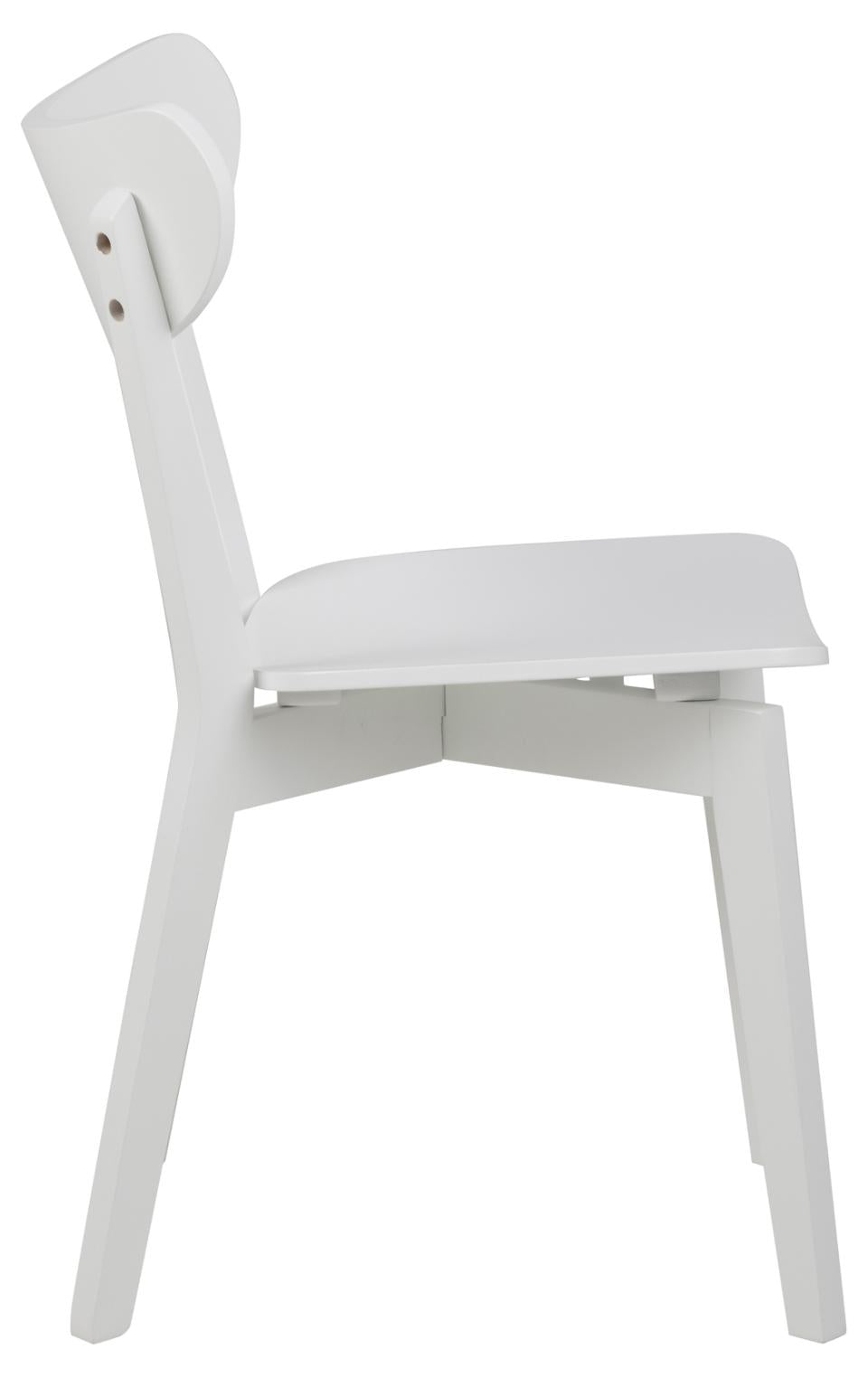 Roxby White Lacquered Wood Dining Chairs Set Of 2 In Stock Now No Delays