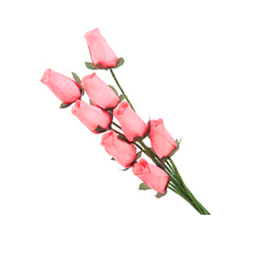 100 Wooden Roses In Many Colours - 100 Single Rose Stems For Creating Bouquets or Displays In Craft Projects and More