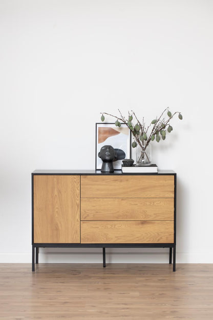 A Seaford oak sideboard in a modern home