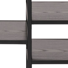 Load image into Gallery viewer, Seaford TV Shelving Unit With 3 Shelves In Black 120x33x46cm
