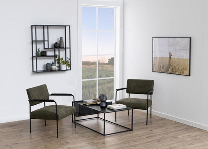 Seaford Coffee Table With Magazine Rack Black 110x60cm In Stock Now