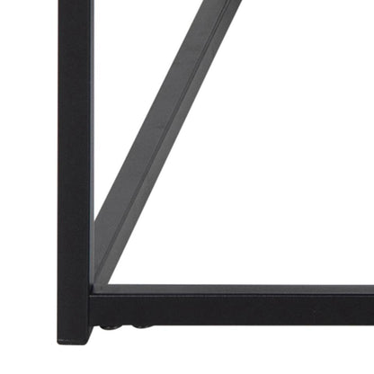 Seaford Coffee Table With Magazine Rack Black 110x60cm In Stock Now