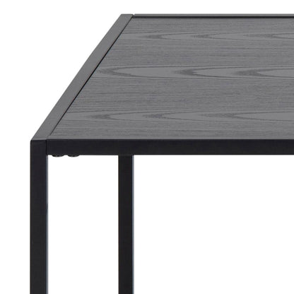 Seaford Coffee Table With Magazine Rack Black 110x60cm In Stock Now