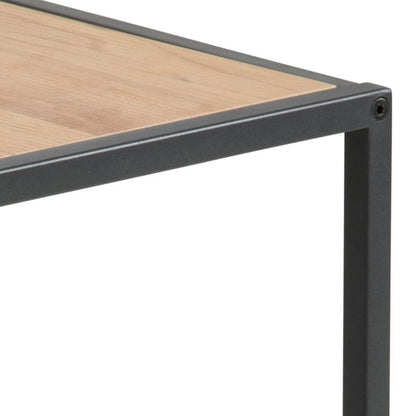 Seaford Oak Nest Of Tables With Metal Base 2 Piece 50cm
