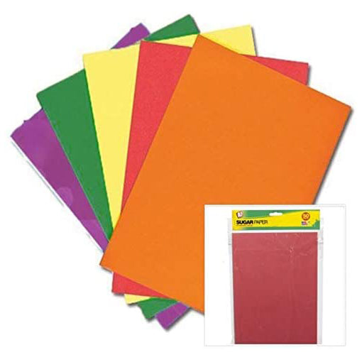 A4 Sugar Paper 50 Sheets in 5 Colours