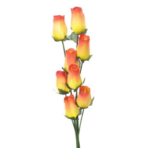 100 Wooden Roses In Many Colours - 100 Single Rose Stems For Creating Bouquets or Displays In Craft Projects and More