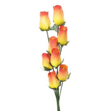 Load image into Gallery viewer, 50 Wooden Roses In Many Colours - 50 Single Rose Stems For Creating Bouquets or Displays In Craft Projects and More
