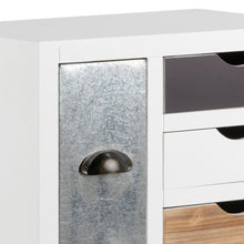 Load image into Gallery viewer, Stylish On Trend Shabby Chic Thais Wooden Chest Of Drawers In White 48x32x98cm
