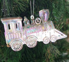 Load image into Gallery viewer, Iridescent Shimmer Train Hanging Christmas Decoration Magical Fairy Tale Themed Xmas Tree Pendant
