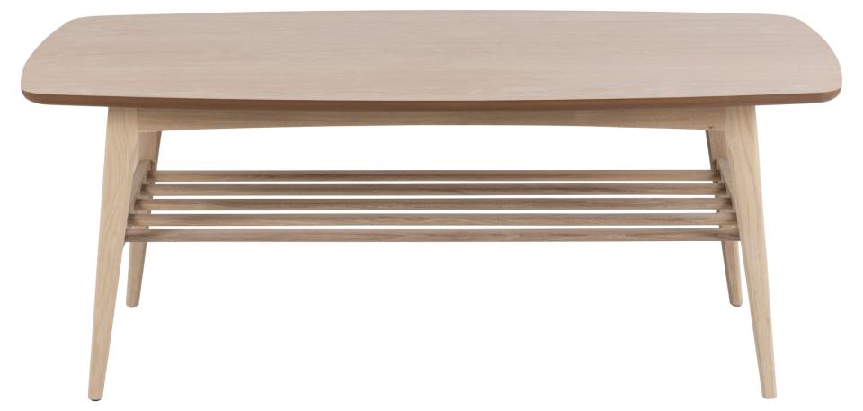 Woodstock Coffee Table In Stunning White Oiled Oak Design 120x60cm
