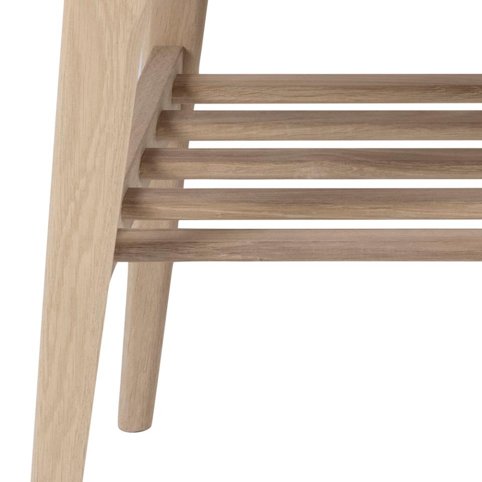 Woodstock Coffee Table In Stunning White Oiled Oak Design 120x60cm