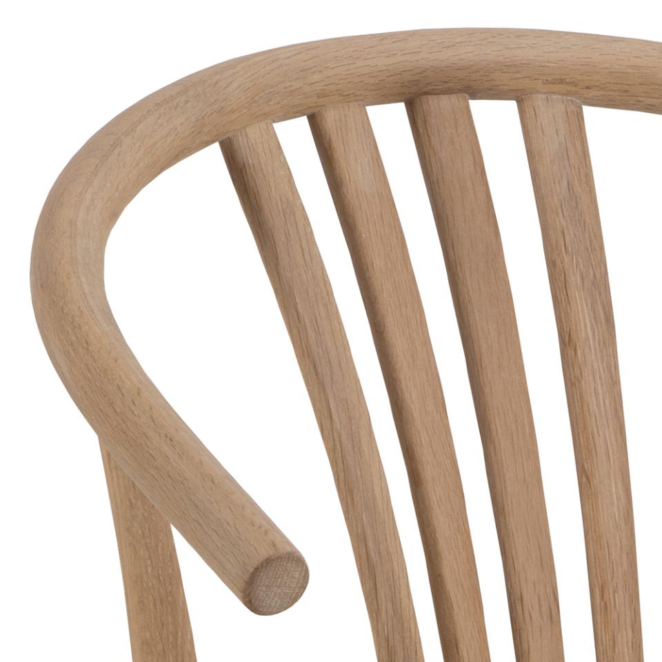 York Solid Oak Chair, Set Of 2 Quality Plaited Paper Rope Chairs White 2pcs